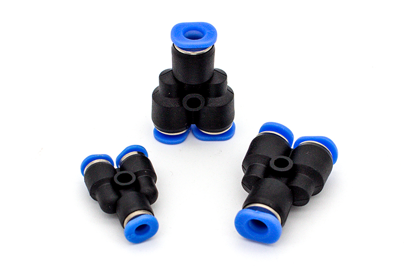 Y-Type Fitting for ∮3 ∮4 ∮5 ∮6 Air Tubes