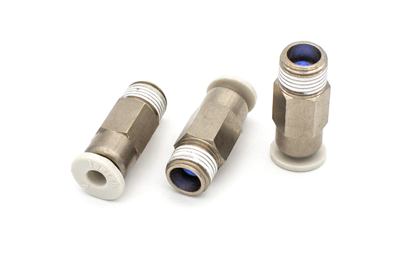 Air Tube Fitting, 1/8-27 External Thread, For ∮4 Air Tube