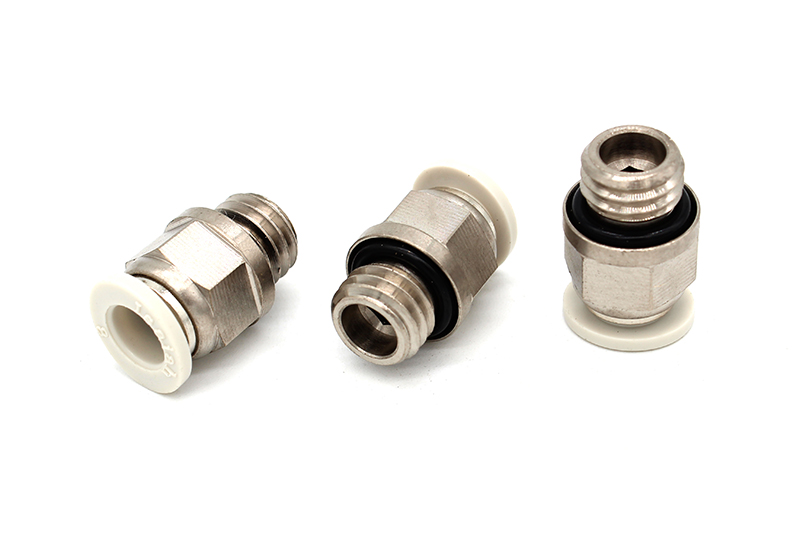 Air Tube Fitting, 1/8-27 External Thread, For ∮4 Air Tube